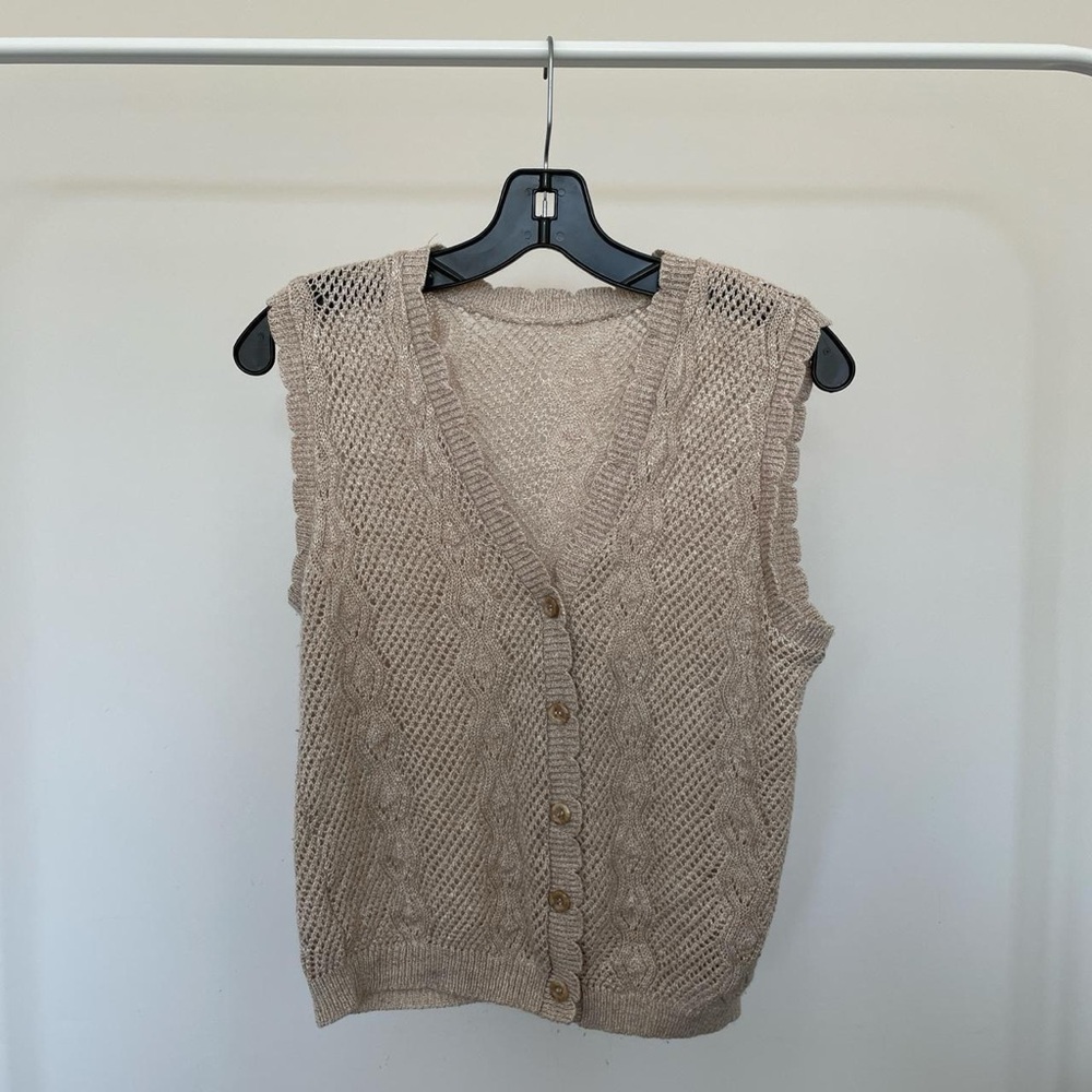 Vintage Crochet Sweater Vest